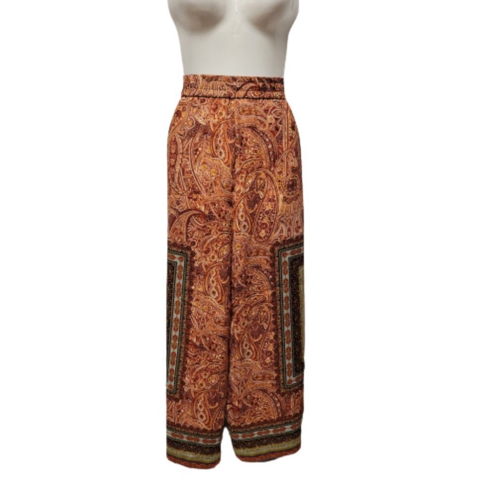 Zara Palazzo Wide Leg Pants Size L